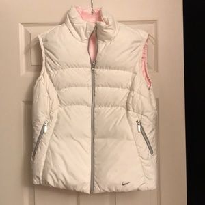 Women’s Nike reversible duck down & feather vest.